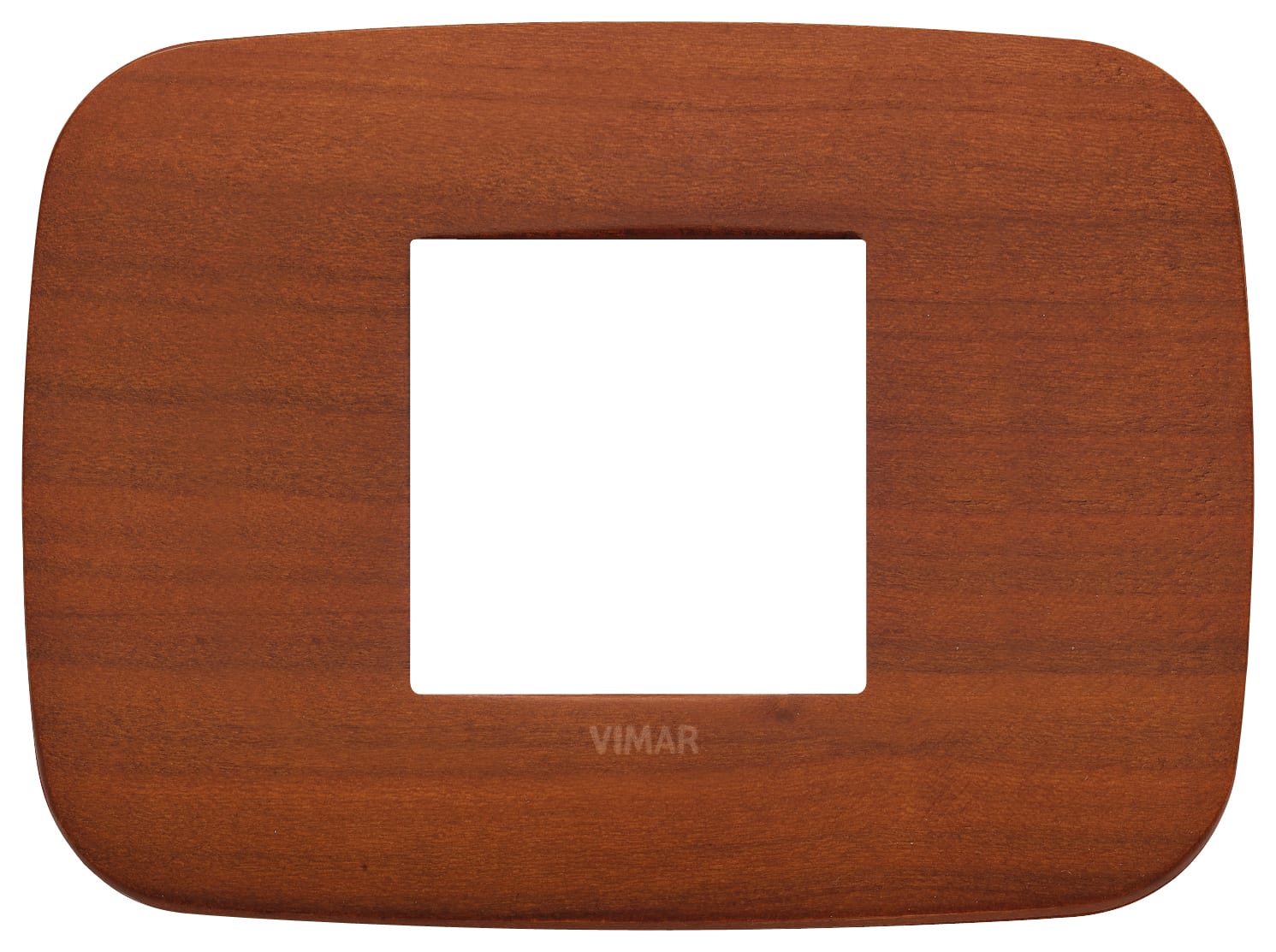 VIMAR SPA - VIW19682.52 Placca Round 2M centrali ciliegio