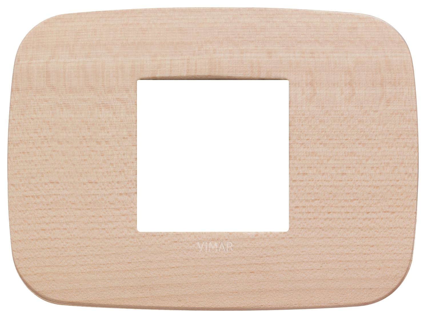 VIMAR SPA - VIW19682.53 Placca Round 2M centrali acero