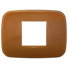 VIMAR SPA - VIW19682.62 Placca Round 2M centrali Reflex caramel