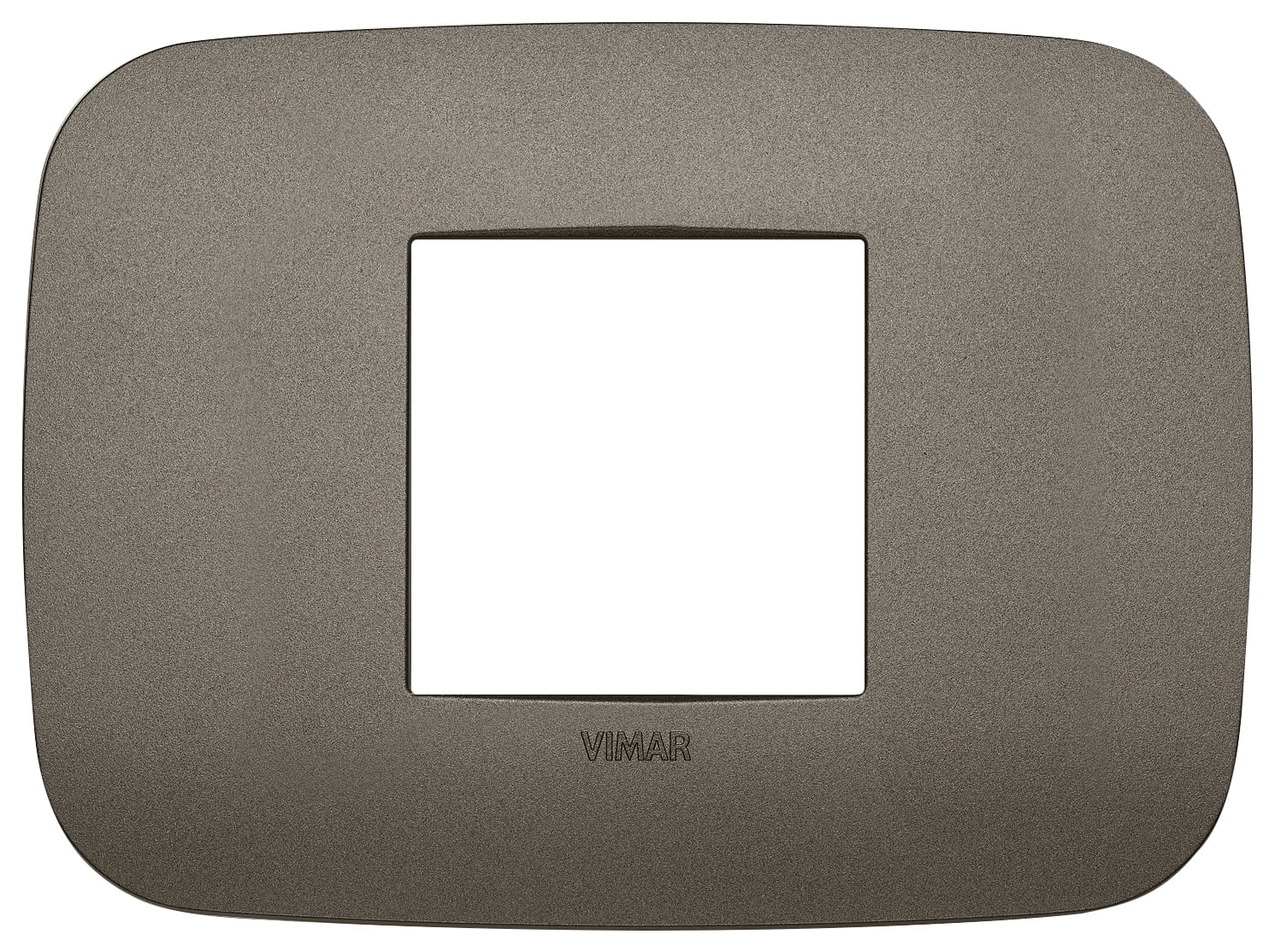 VIMAR SPA VIW19682.80 PLACCA ROUND 2M METAL