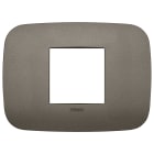 VIMAR SPA VIW19682.80 PLACCA ROUND 2M METAL
