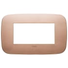 VIMAR SPA - VIW19684.11 Placca Round 4M rame spazzolato