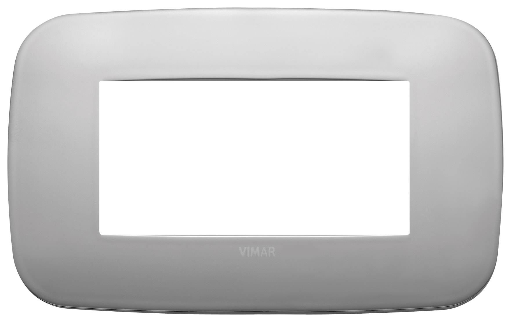 VIMAR SPA VIW19684.30 PLACCA ROUND 4M NICHEL MATT