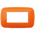 VIMAR SPA - VIW19684.63 Placca Round 4M Reflex orange