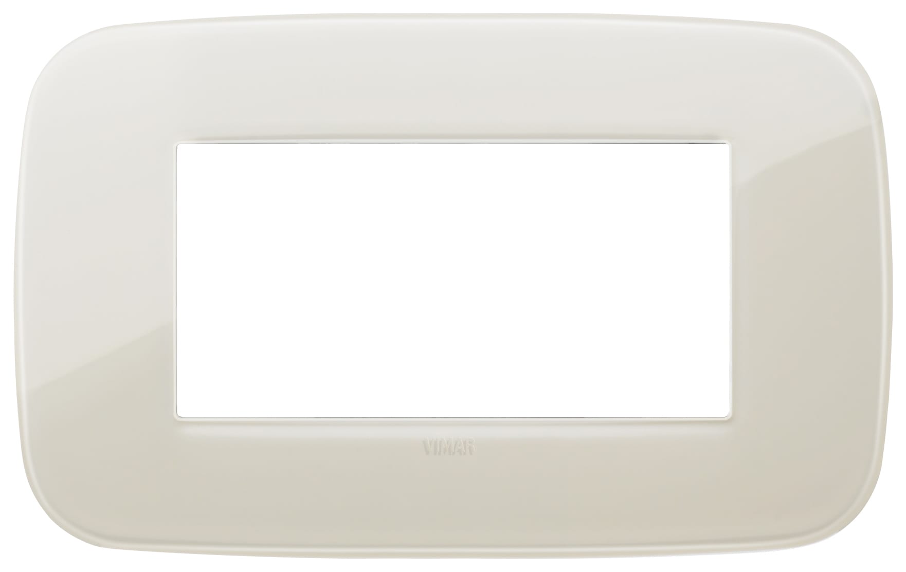 VIMAR SPA - VIW19684.67 PLACCA ROUND 4M REFLEX AVORIO