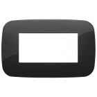 VIMAR SPA - VIW19684.81 Placca Round 4M nero