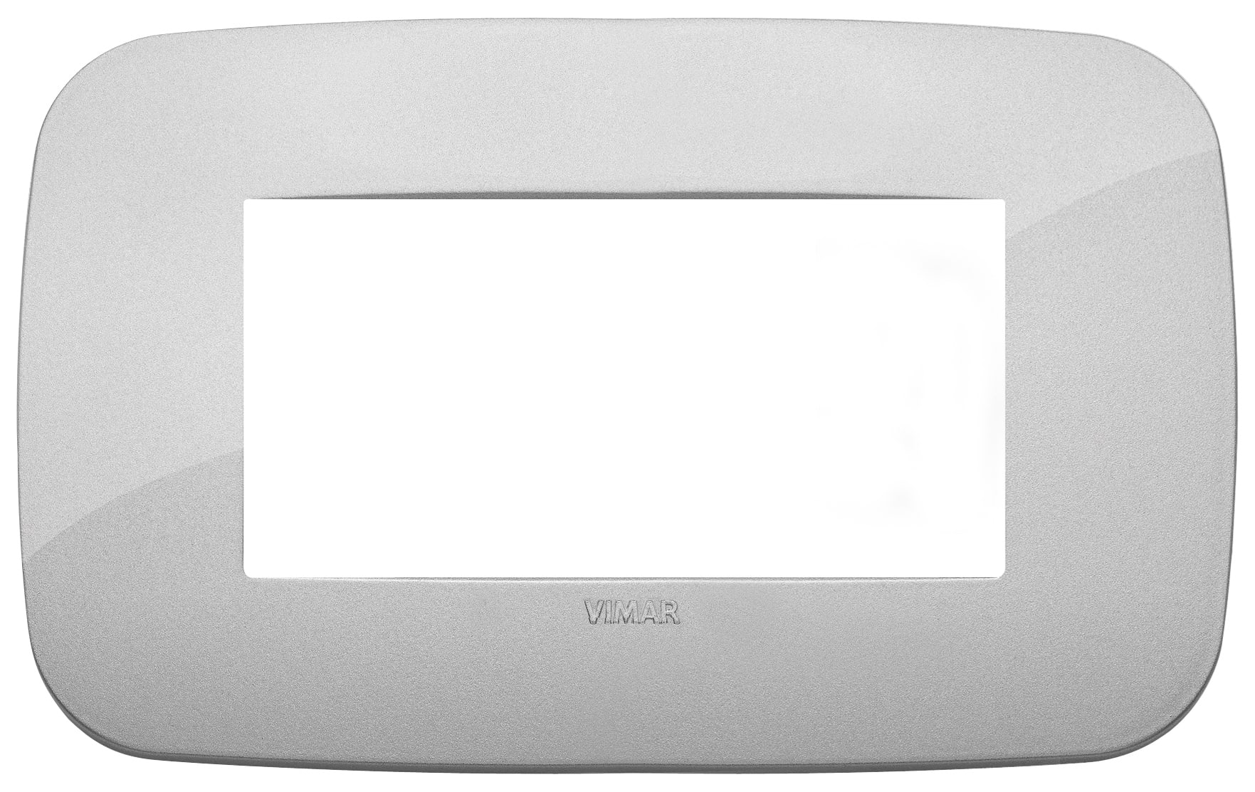 VIMAR SPA - VIW19684.89 PLACCA ROUND 4M SILVER