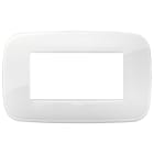 VIMAR SPA - VIW19684.B66 Placca Round 4M Reflex ghiaccio tot.look