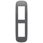 VIMAR SPA - VIW19697.82 Placca Round 2MP grigio