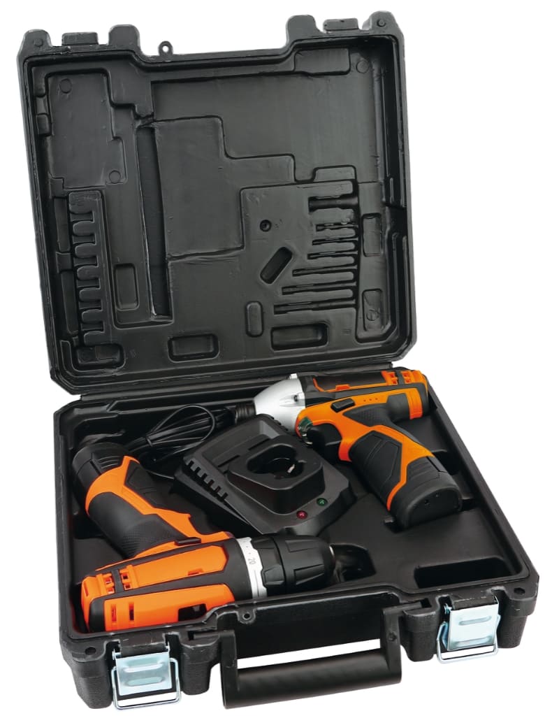 BM SPA - BMM019720010 Kit 12V trapano avvitatore ultracompatto + avvitatore ad impulsi 1/4' HEX