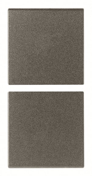 VIMAR SPA - VIW19751.0.M Due mezzi tasti 1M fissi neutri Metal