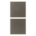 VIMAR SPA - VIW19751.0.M Due mezzi tasti 1M fissi neutri Metal