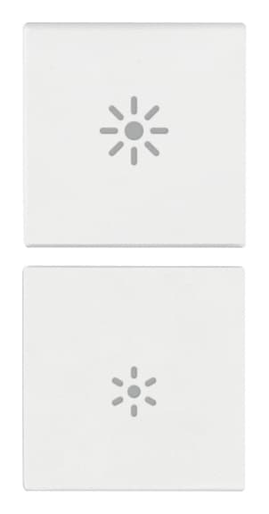 VIMAR SPA - VIW19751.AB.3.B 2 mezzi tasti 1M dimmer antibat. bianco