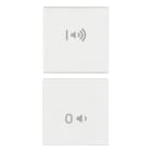 VIMAR SPA - VIW19751.4.B Due mezzi tasti 1M ON/OFF volume bianco