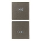 VIMAR SPA - VIW19751.4.M Due mezzi tasti 1M ON/OFF volume Metal