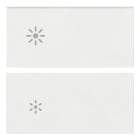 VIMAR SPA - VIW19752.3.B Due mezzi tasti 2M dimmer bianco