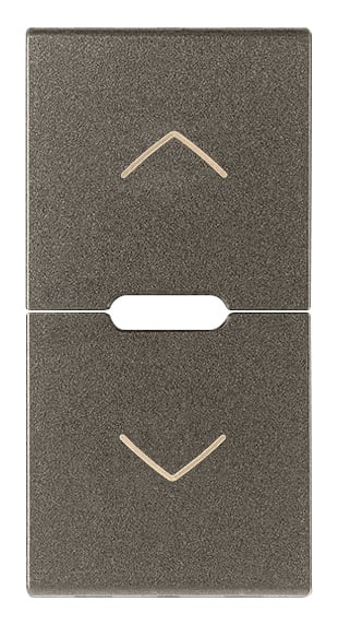 VIMAR SPA - VIW19755.2.M Due mezzi tasti 1M simboli frecce Metal