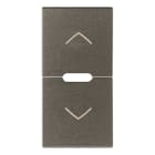VIMAR SPA - VIW19755.2.M Due mezzi tasti 1M simboli frecce Metal