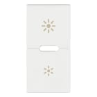 VIMAR SPA - VIW19755.3.B Due mezzi tasti 1M dimmer bianco
