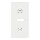 VIMAR SPA - VIW19755.3.B Due mezzi tasti 1M dimmer bianco