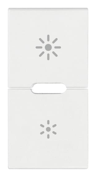 VIMAR SPA - VIW19755.3.B DUE MEZZI TASTI 1M DIMMER BIANCO