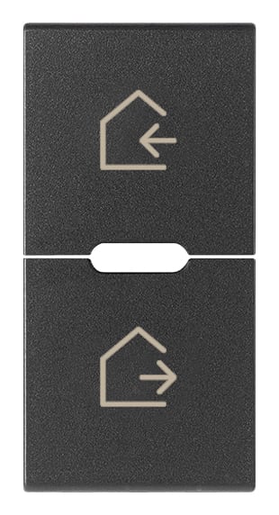 VIMAR SPA - VIW19755.6 Due mezzi tasti 1M scenari grigio