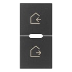 VIMAR SPA - VIW19755.6 Due mezzi tasti 1M scenari grigio