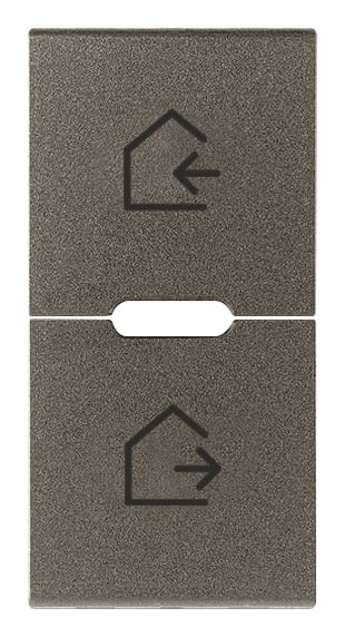 VIMAR SPA - VIW19755.6.M DUE MEZZI TASTI 1M SCENARI METAL