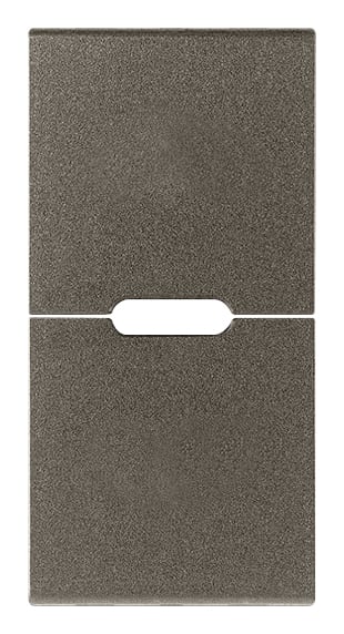 VIMAR SPA - VIW19755.M Due mezzi tasti 1M neutro pers. Metal