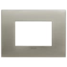 VIMAR SPA - VIW19953.08 Placca Arké fit 3M acciaio spazzolato