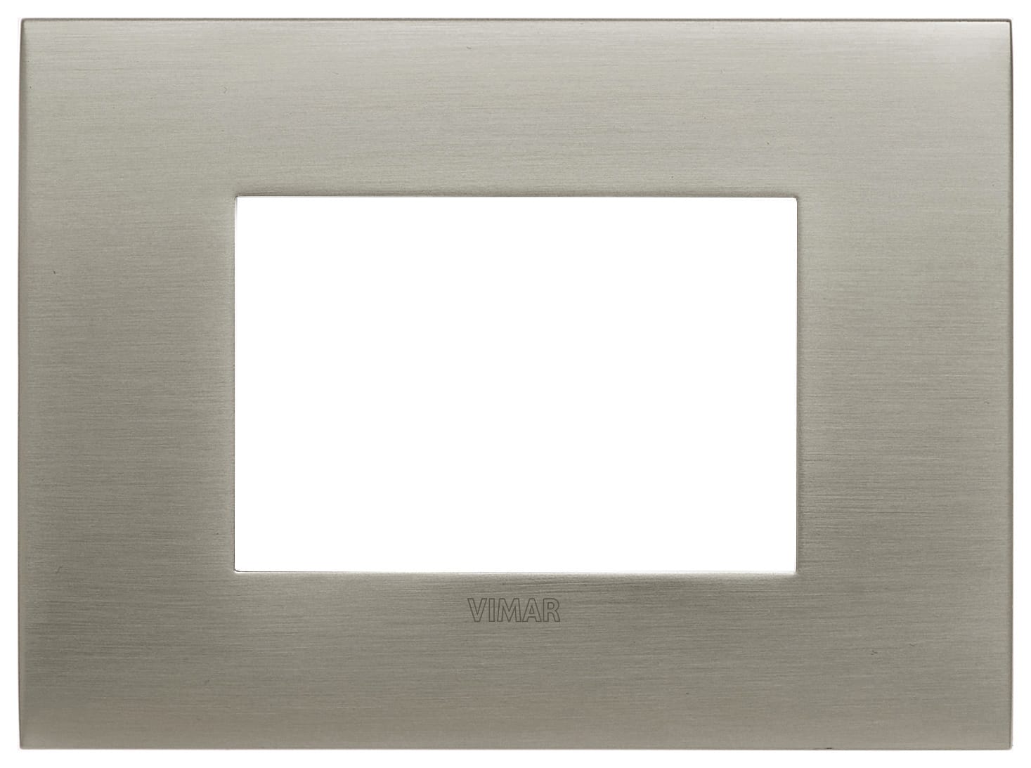 VIMAR SPA - VIW19953.08 PLACCA ARKE FIT 3M ACCIAIO SPAZZOLATO