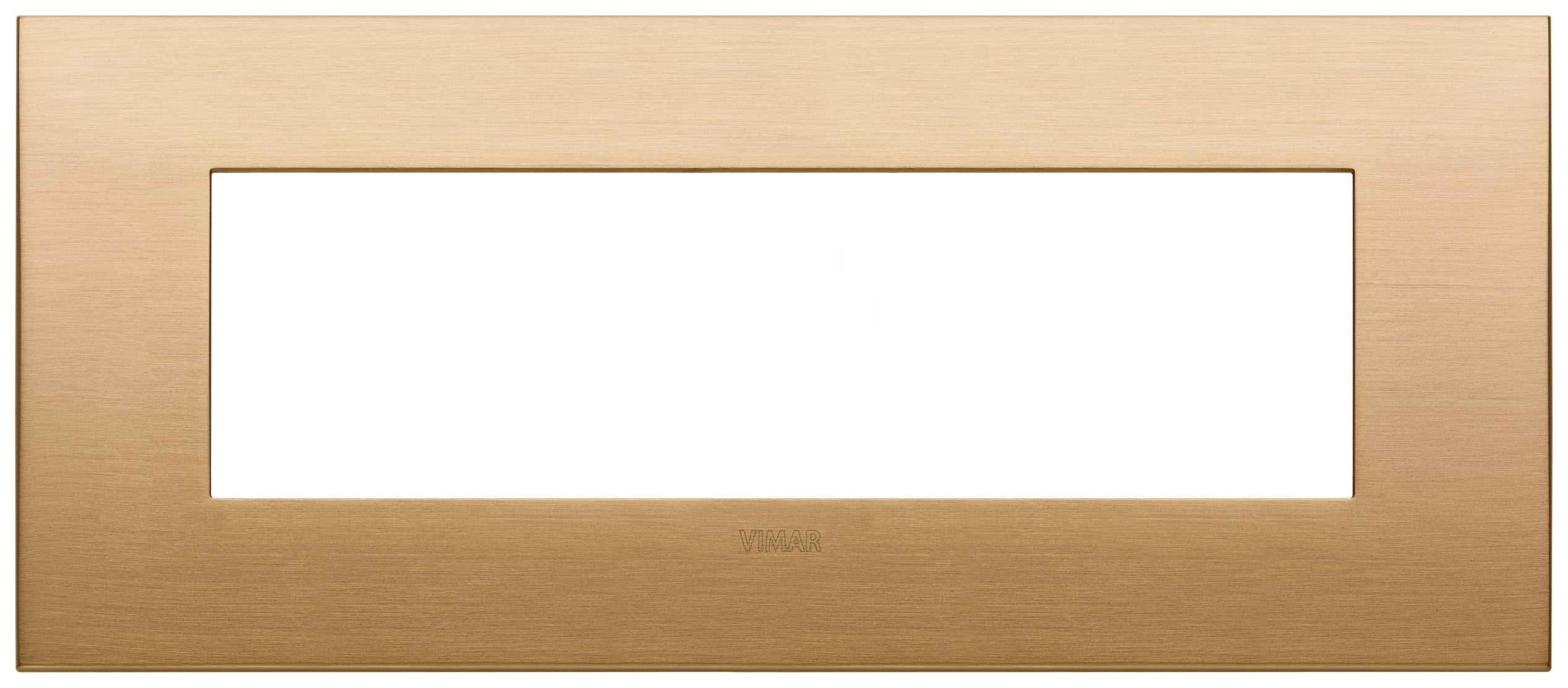 VIMAR SPA VIW19957.12.01 PLACCA FIT 7M OTTONE SPAZZOLATO