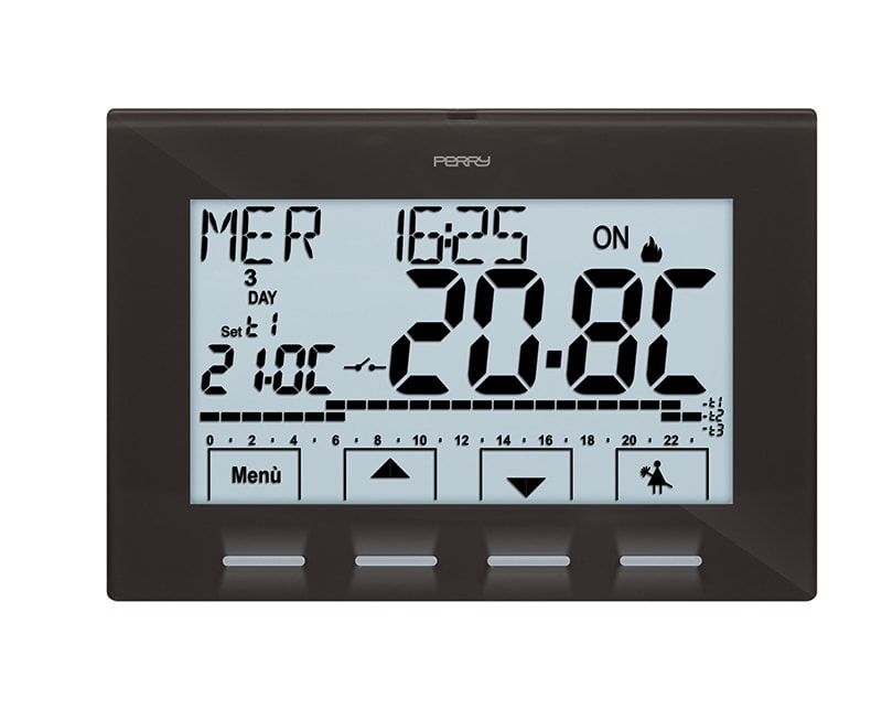 PERRY PER1CRCR029A CRONOT. MENU 4 TASTI 230V ANTRACITE
