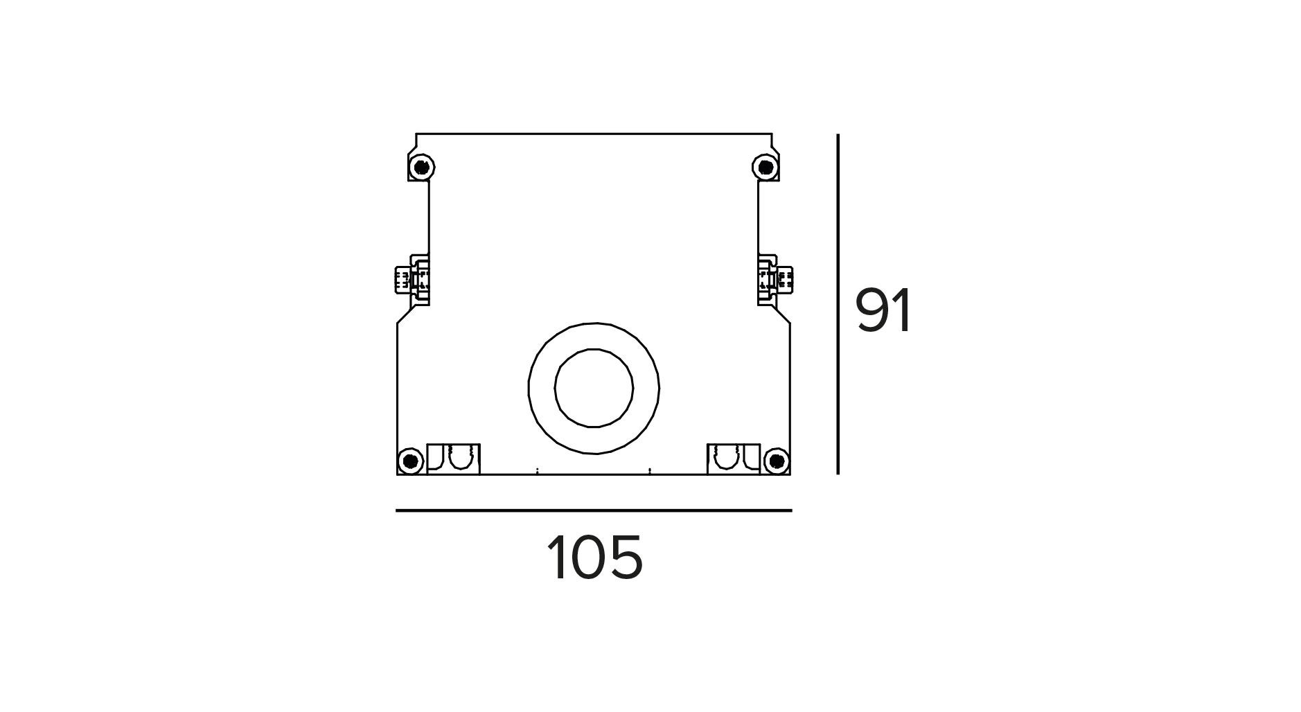 TARGETTI - TAR1E3509 JEDI LIN PRJ ACC INSERTION BOX L1200