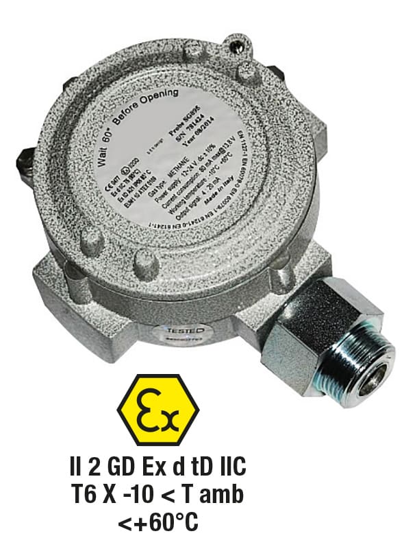 PERRY PER1GA895MET SENSORE ANTIDEFLAGRANTE CH4 ATEX
