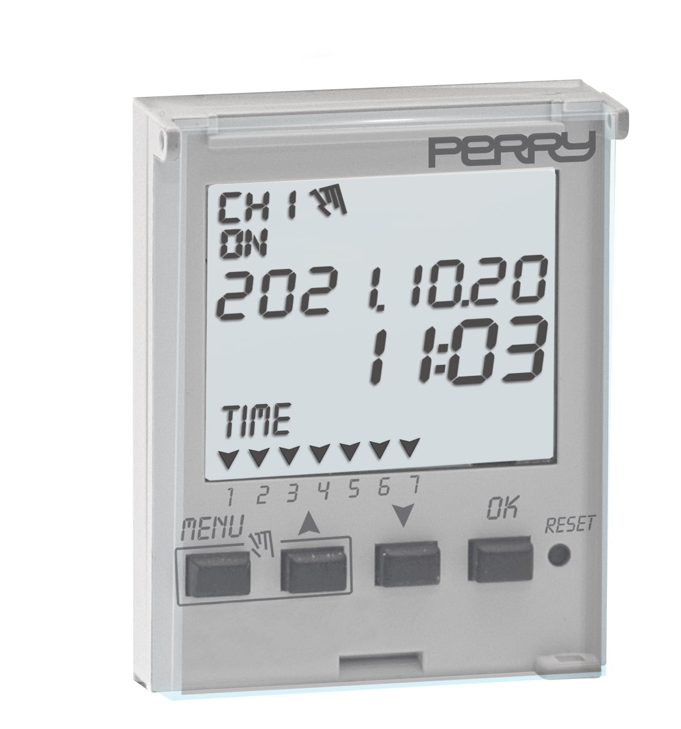 PERRY PER1IO1280/M *MOD.INT.OR.GIORN.2 CIRC.+/-1H AUT.