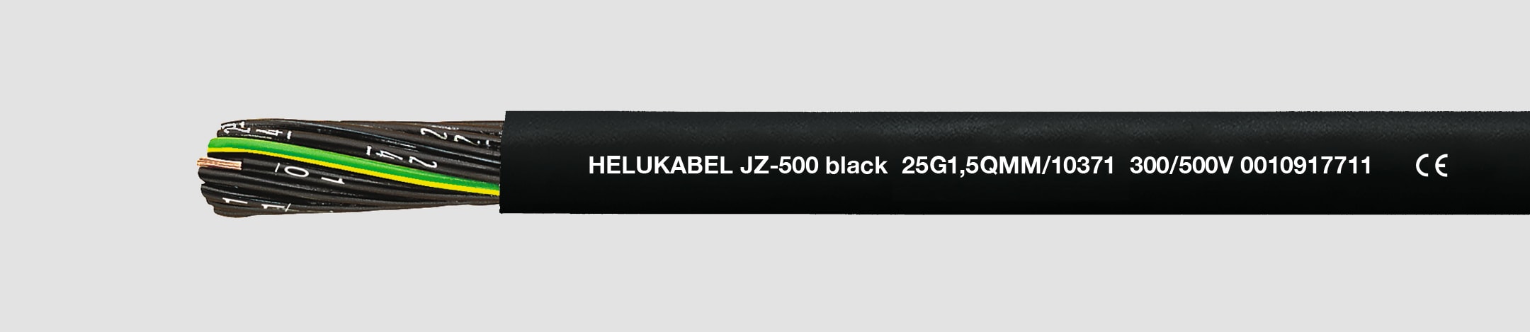 HELUKABEL ITALIA SRL HLK10364 OZ-500 BLACK 2X1.5 QMM