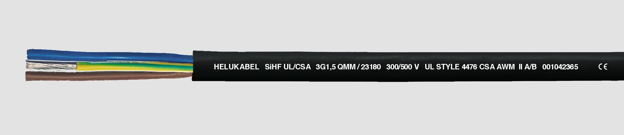 HELUKABEL ITALIA SRL HLK23227 SIHF UL/CSA 3G1 QMM/AWG18
