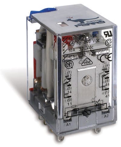 PERRY - PER1RE0210110AC *RELE MIDI 2CT 10A 250V AL.110VAC