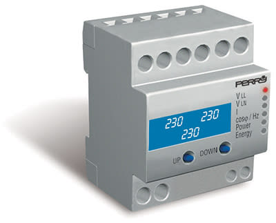 PERRY - PER1SDSD31AR/4 *ANALIZZATORE DI RETE DGT 4 DIN
