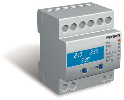 PERRY - PER1SDSD31AR/4 *ANALIZZATORE DI RETE DGT 4 DIN