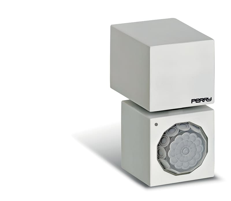 PERRY - PER1SPSP003B RILEV. MOVIM.PARETE IP54 CUBE BIANCO