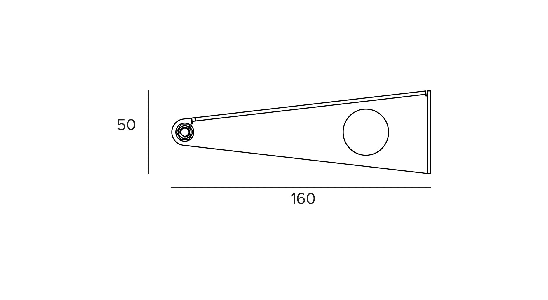 TARGETTI TAR1T6940 JEDI CMP LONG SURFACE BRACKETS