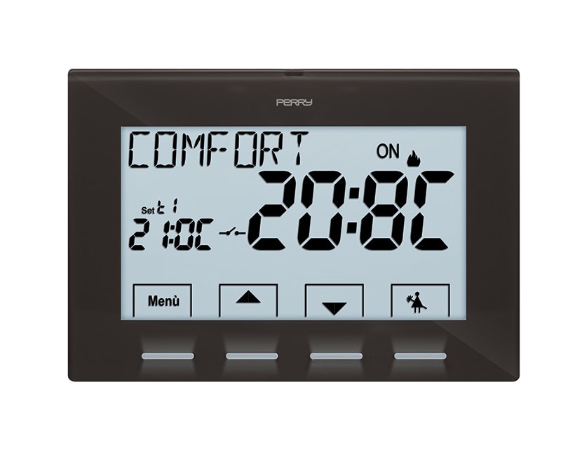 PERRY PER1TPTE029A TERM.EL.PARETE 4 TASTI 230V ANTRAC