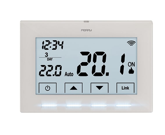 PERRY PER1TXCR028WIFI CRONOT RADIO 3VCC BIANCO V002