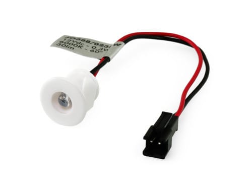 ALPHA ELETTRONICA SR ALPJO388/023WW MINI SPOT LED 12V PLAST.BIANCO 3000K