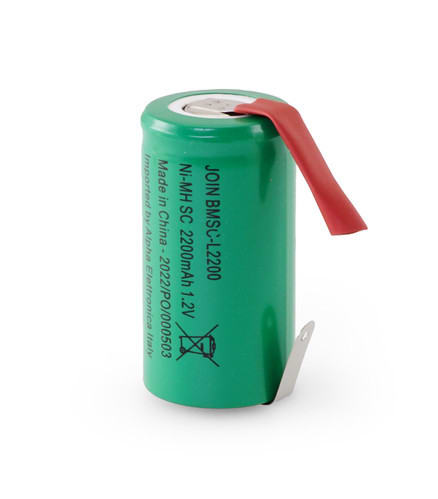 ALPHA ELETTRONICA SR ALPBMSC-L2200 BATT. SC NI-MH 1.2V 2200MA CONT. A SALD.