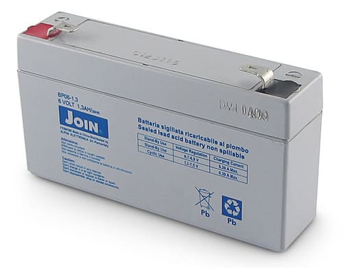 ALPHA ELETTRONICA SR ALPBP06-1.3 BATT. PIOMBO 6V 1.3 A CON FASTON