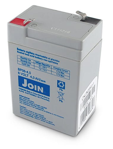 ALPHA ELETTRONICA SR ALPBP06-4.0 BATT. PIOMBO 6V 4.0AH CON FASTON