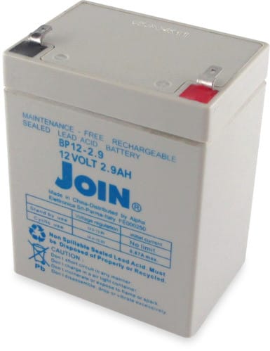 ALPHA ELETTRONICA SR ALPBP12-2.9 BATTERIA PIOMBO AGM 12V 2.9AH FASTON